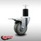 Service Caster 3.5'' SS Gray Poly Swivel 1-3/4'' Expanding Stem Caster Total Lock Brake SCC-SSEXTTL20S3514-PPUB-134 - alternate 3